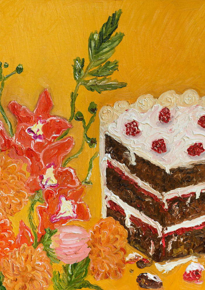 cake x flowers