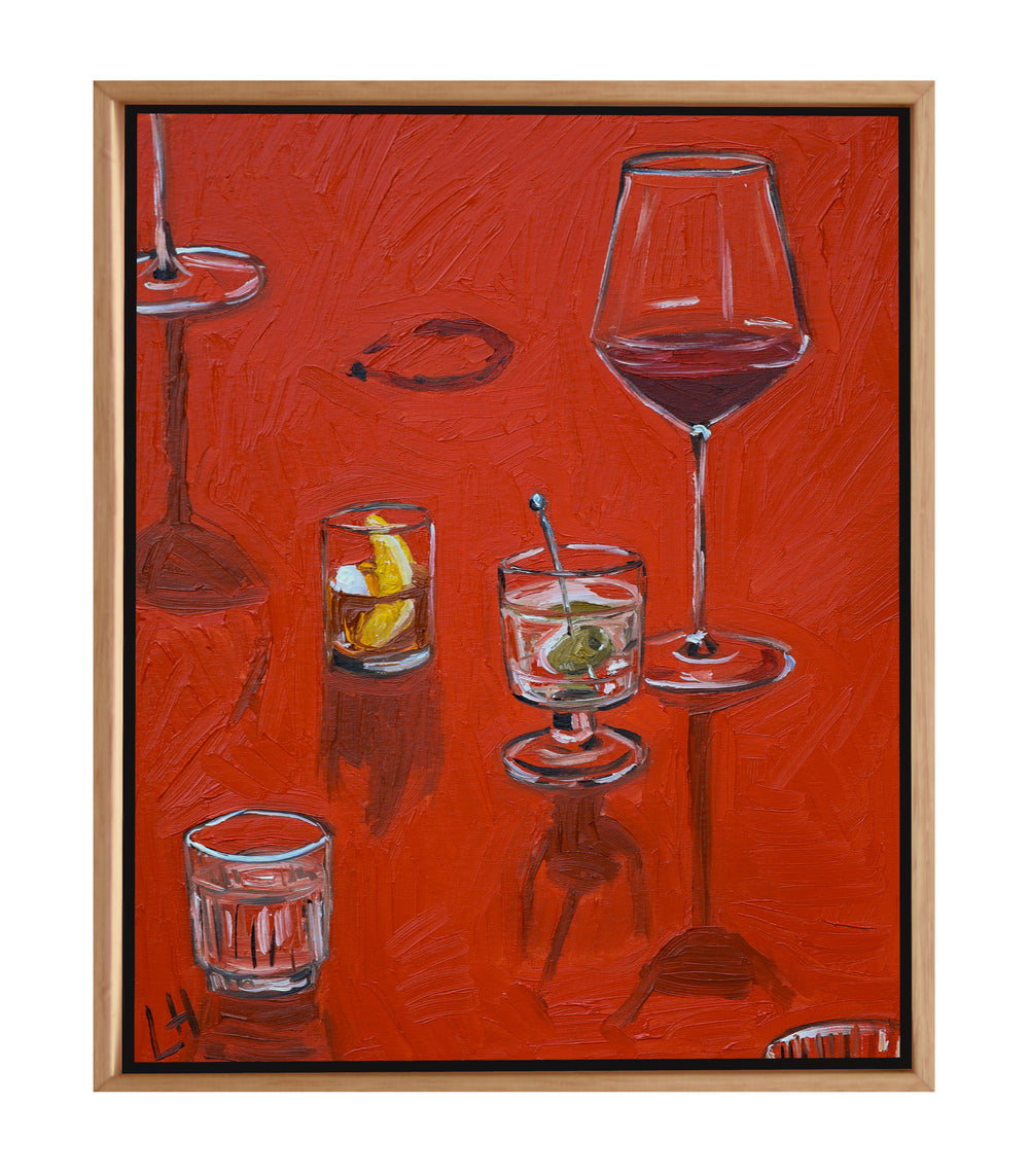 amaro, martini, wine