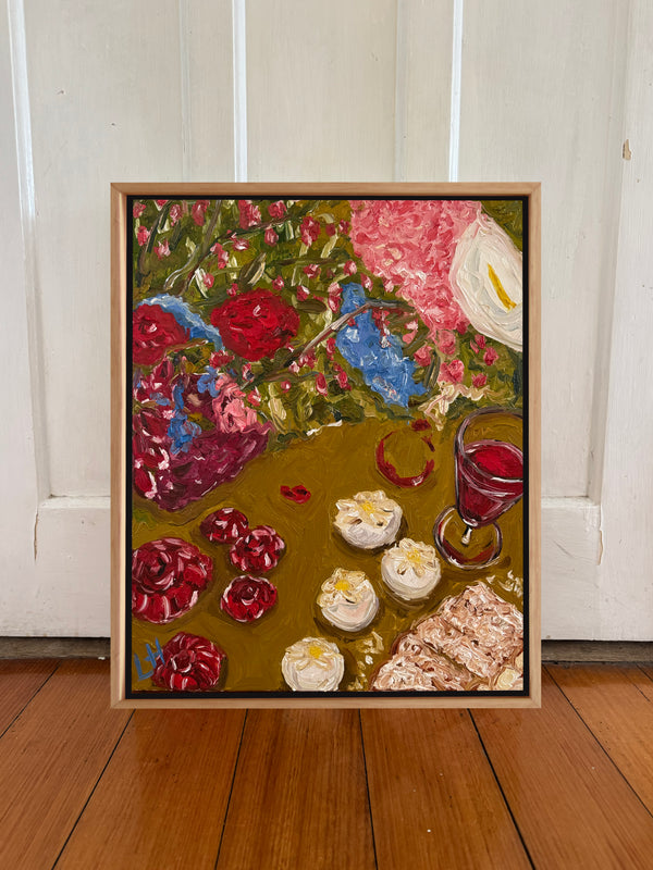 feast with florals