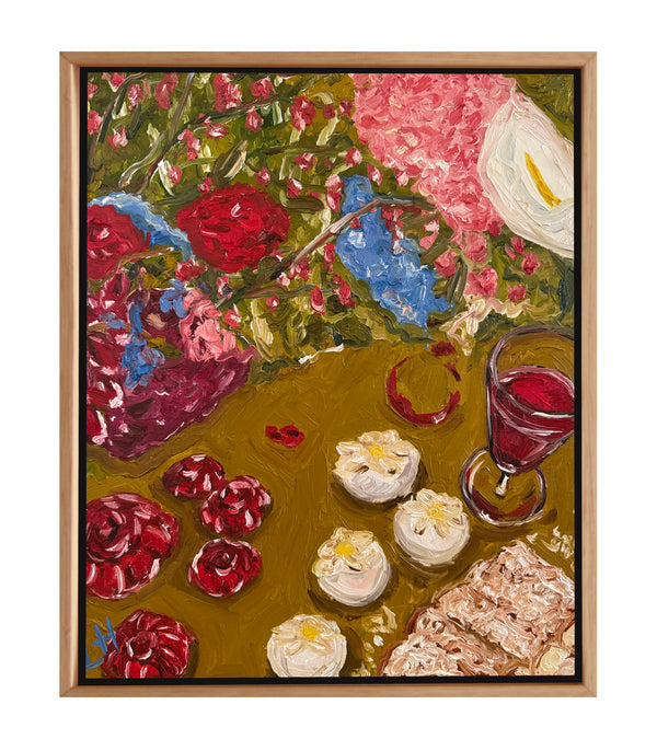 feast with florals