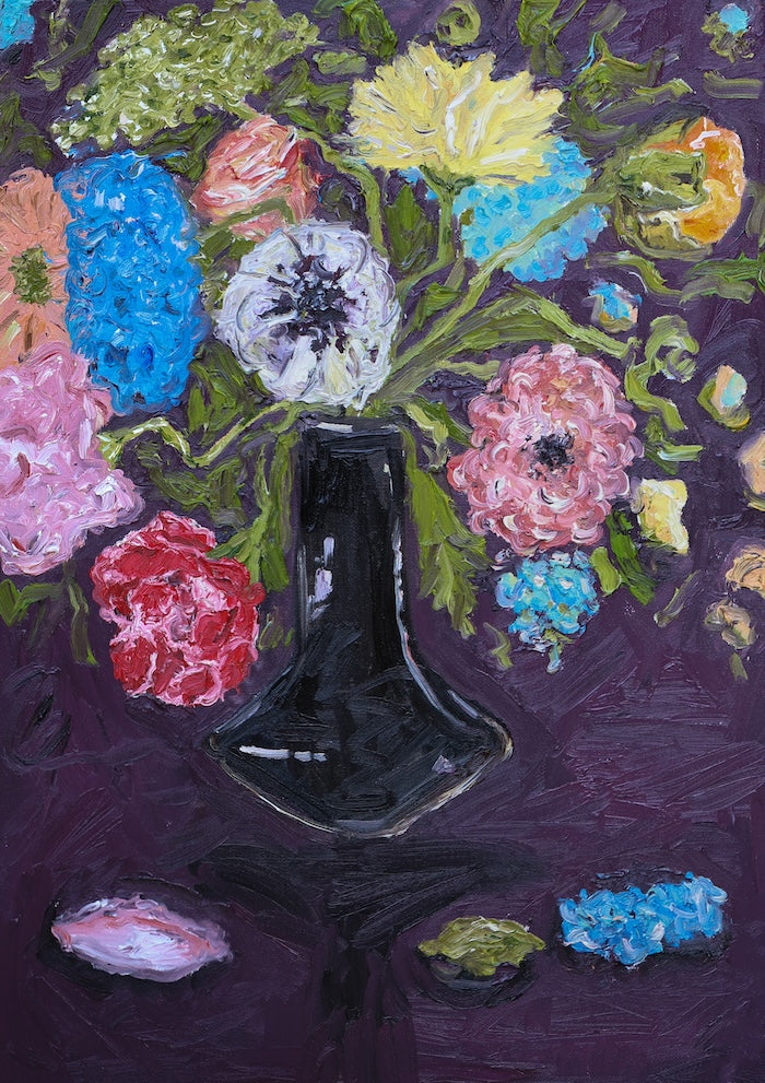 flowers at night