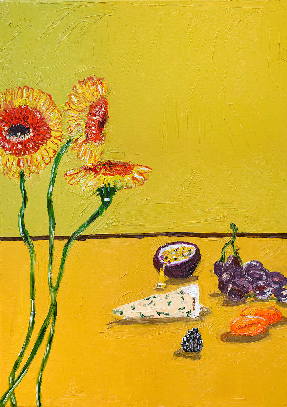 grazing with gerberas