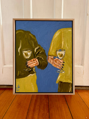 mirrored martinis