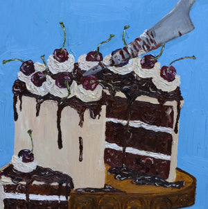 serving the cake