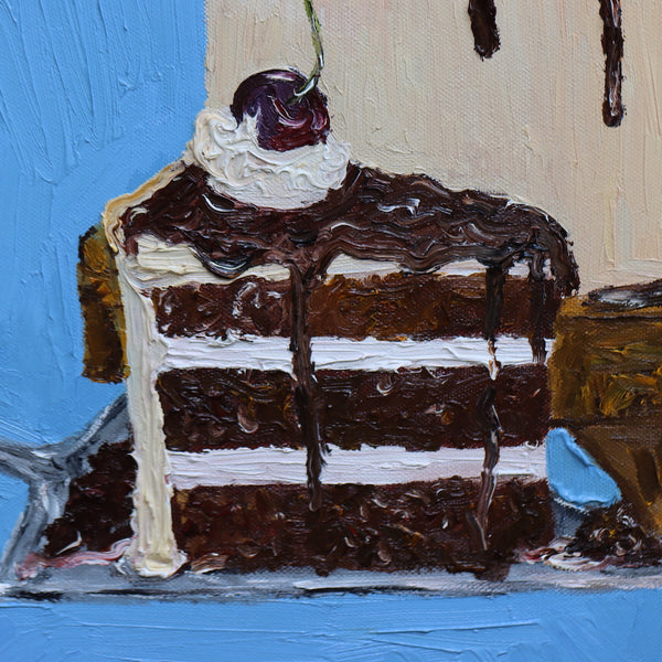 serving the cake