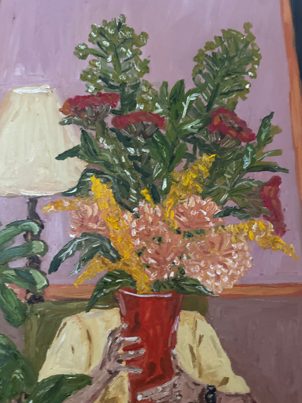 sam with the flowers
