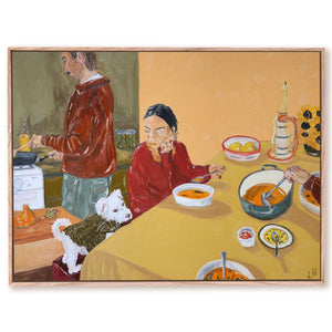 in the kitchen
