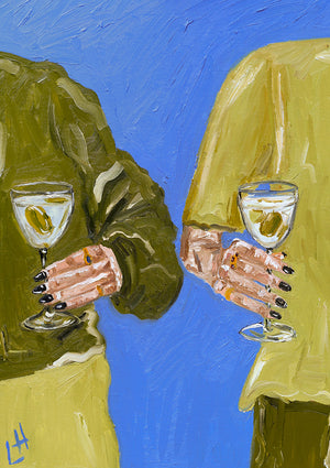 mirrored martinis