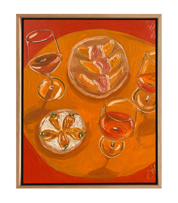 orange drinks, orange snacks