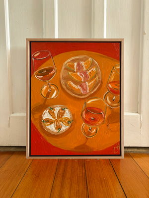 orange drinks, orange snacks