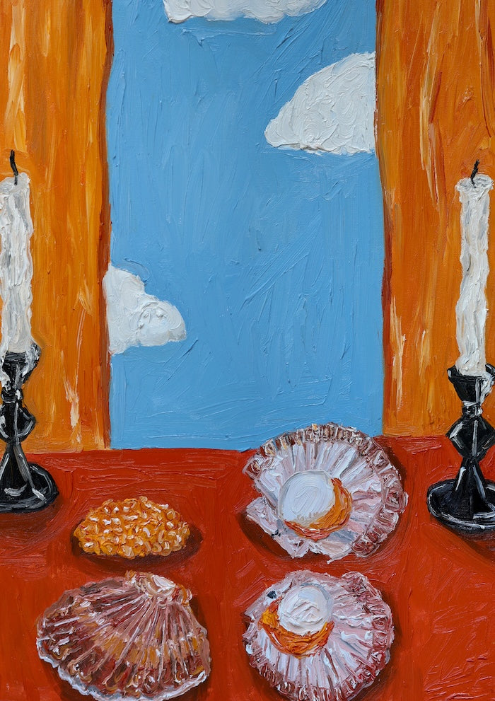 scallops by the window