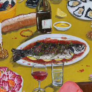 seafood end of the table
