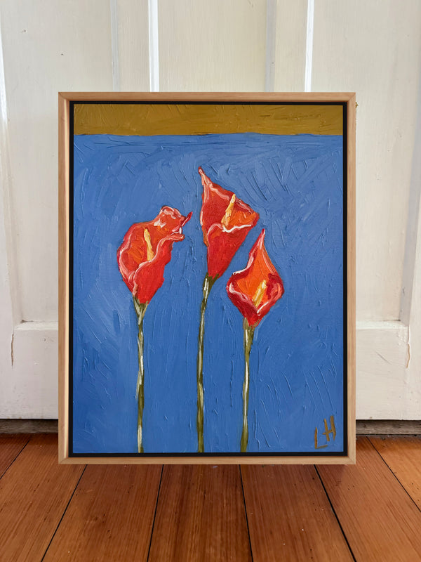 three calla lily
