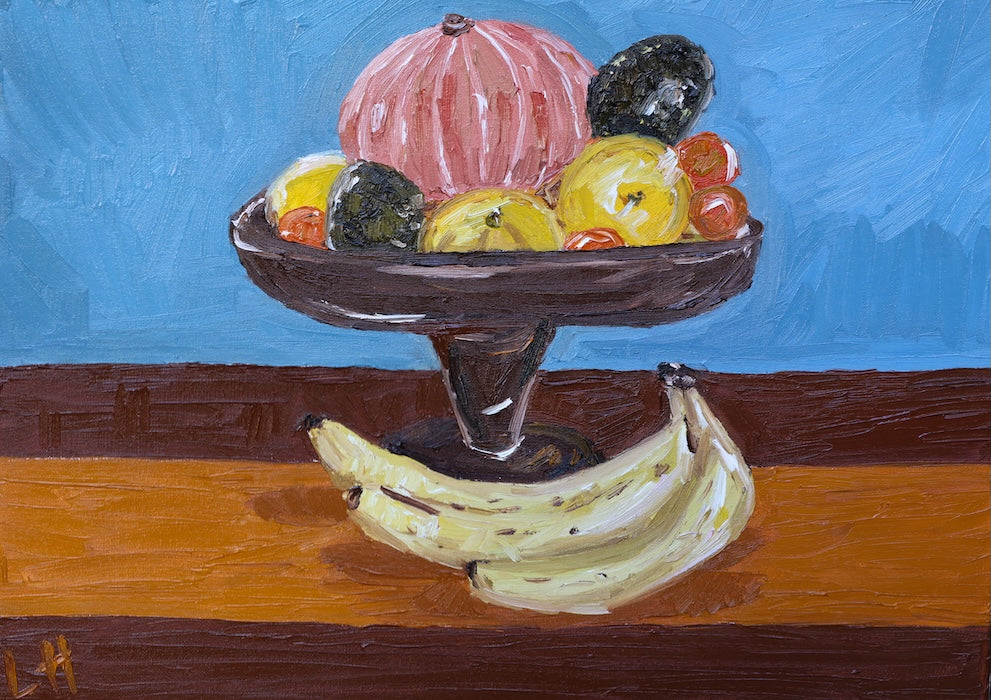 banana, fruit bowl