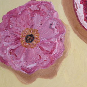 peony, pomegranate