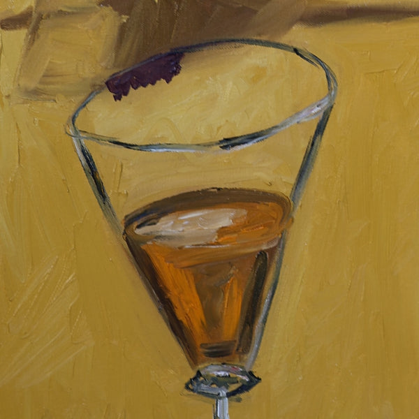 drinks on yellow