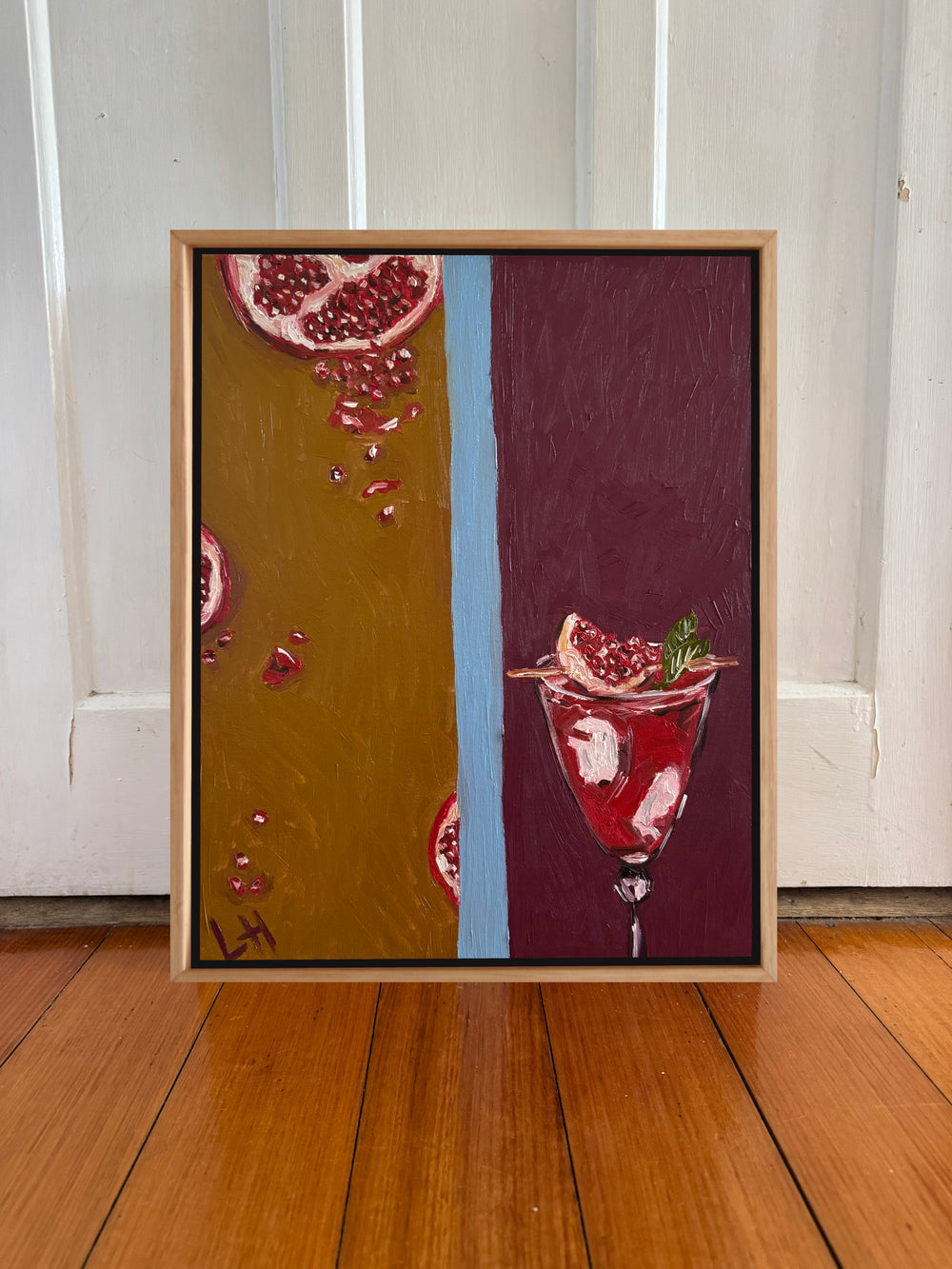 cocktail with pomegranate