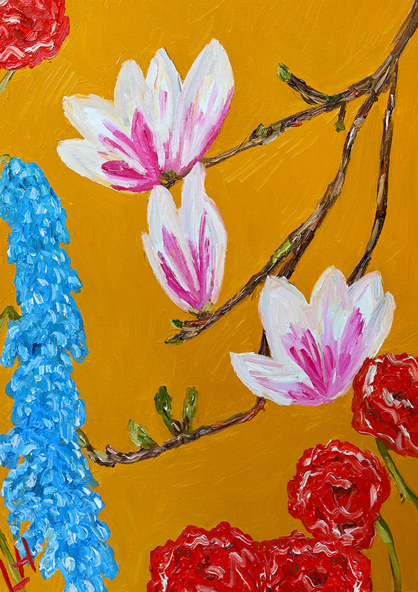 florals with magnolia