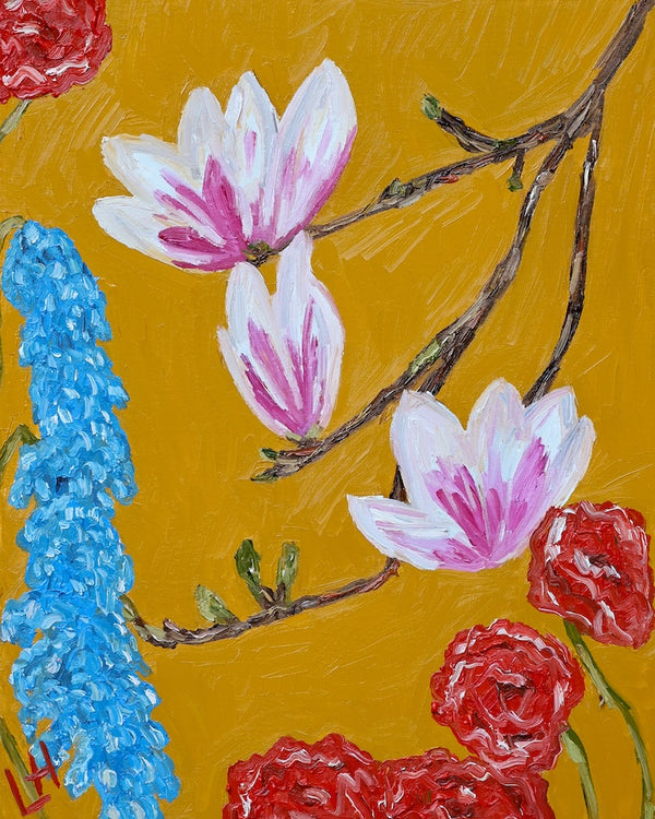 florals with magnolia