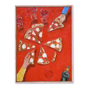 friends + pizza
