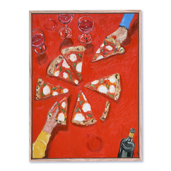 friends + pizza