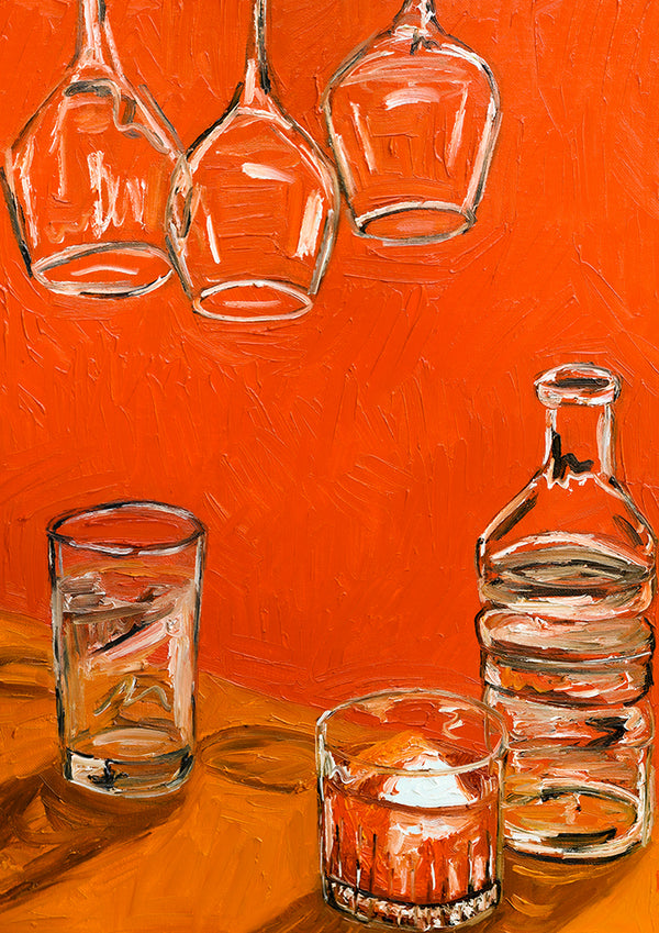 negroni at the bar