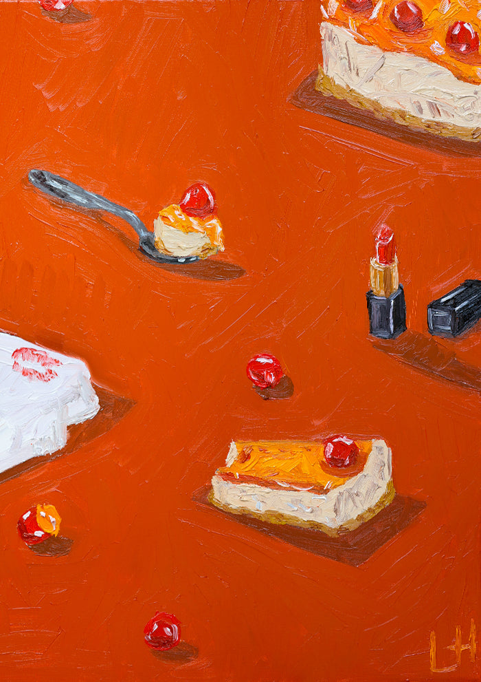 orange jelly cheesecake