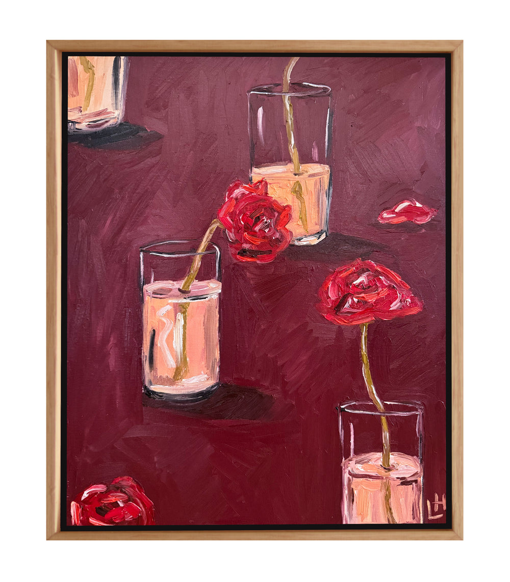 roses in pink