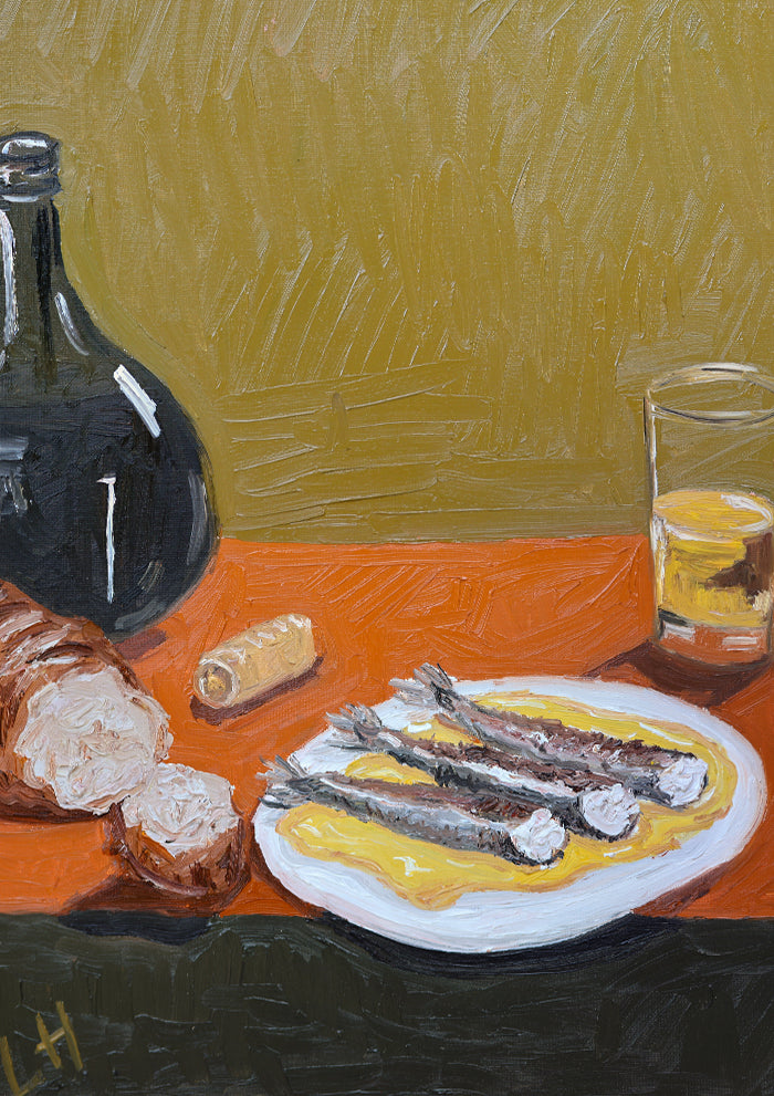 sardines + bread