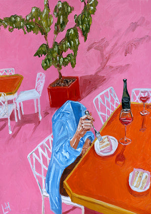 slice with our wine