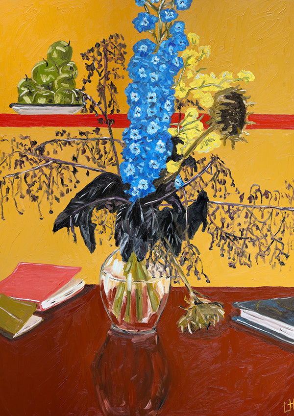still life with apples