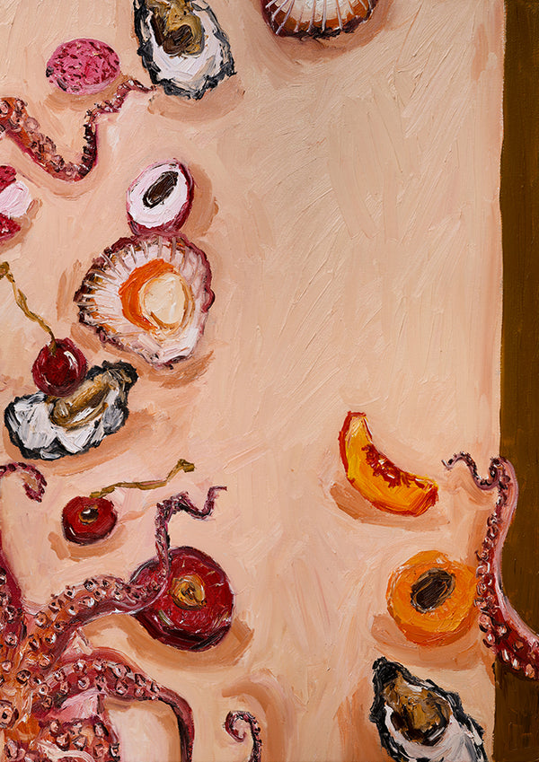 stone fruit + seafood