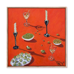 table of greens