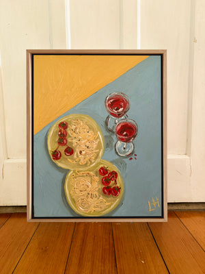tomato + spaghetti for 2
