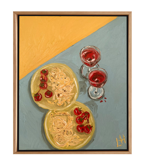 tomato + spaghetti for 2