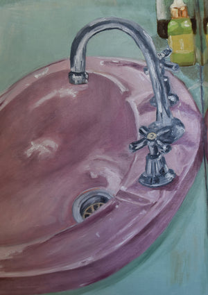 bathroom mirror