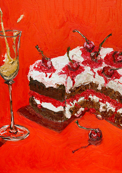 champagne cherry chocolate