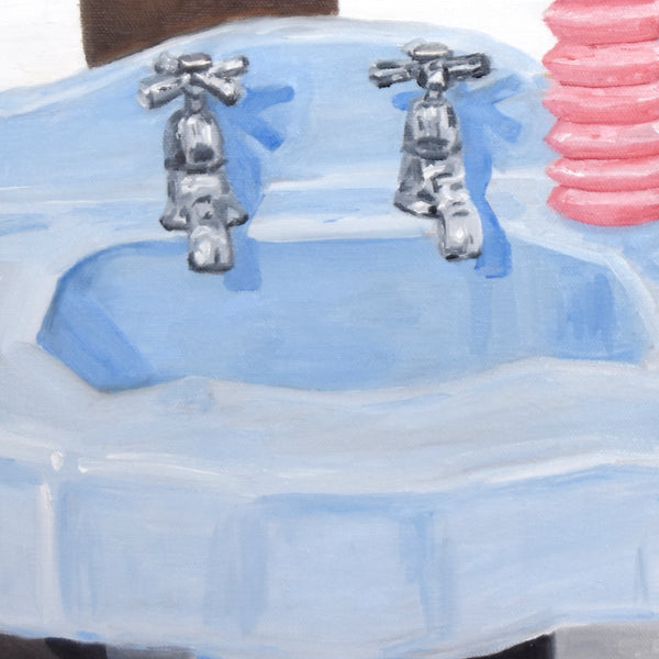 sink in the bedroom