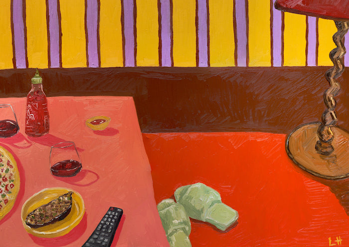 dinner on the couch