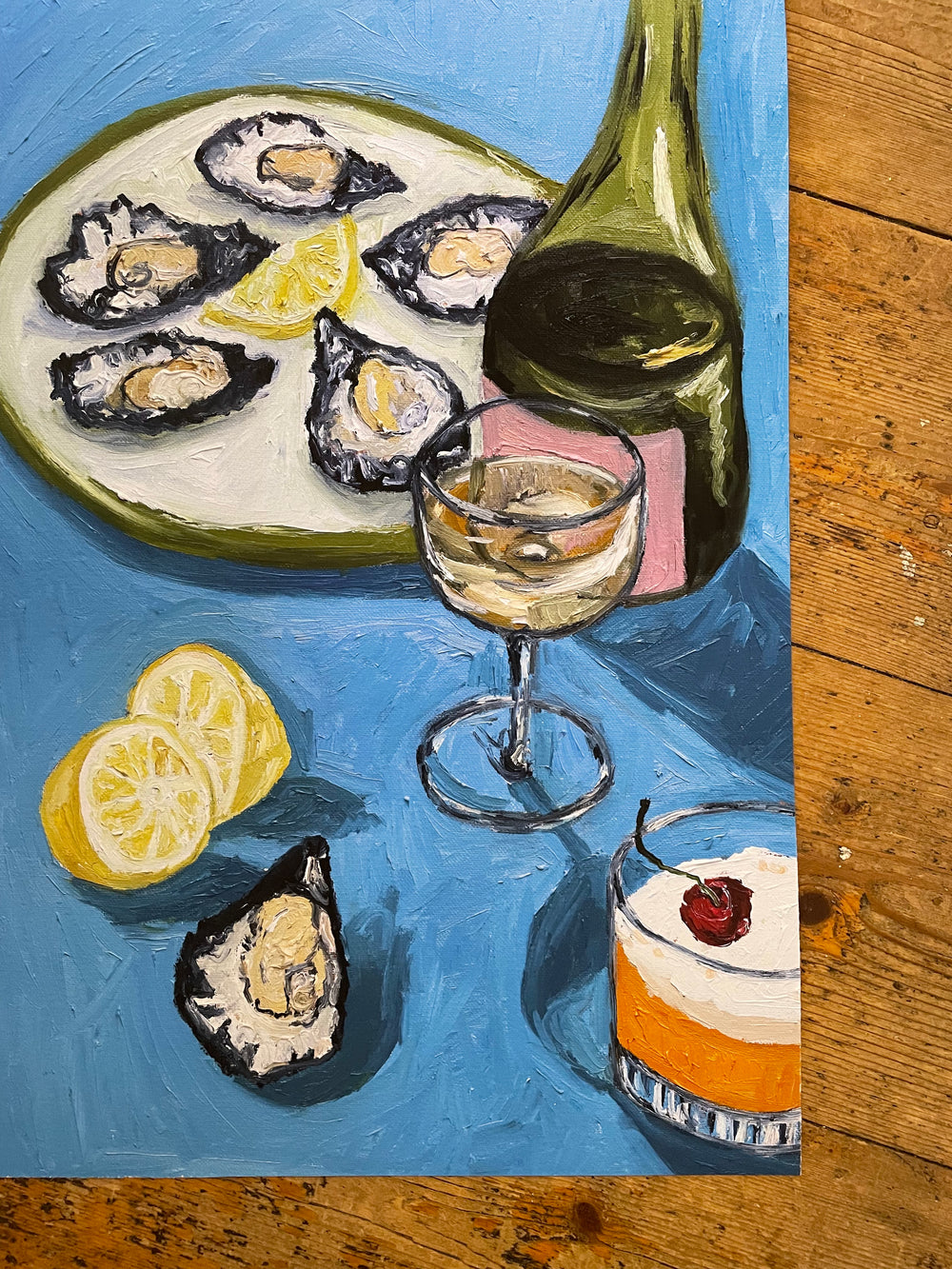 drinks + oysters