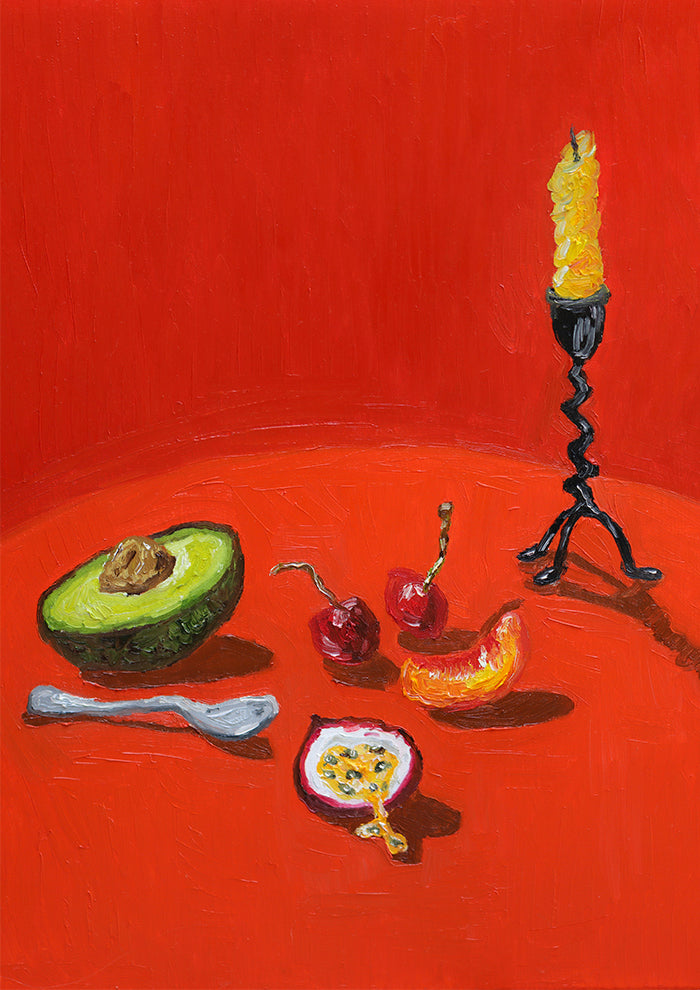 fruit by candlelight