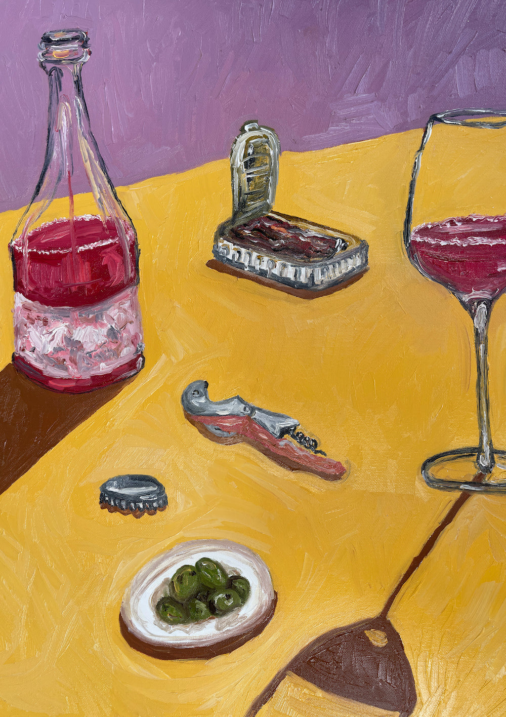 natural wine, salty things