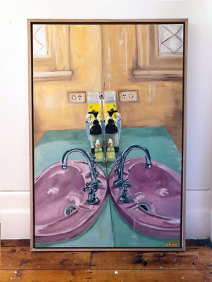bathroom mirror