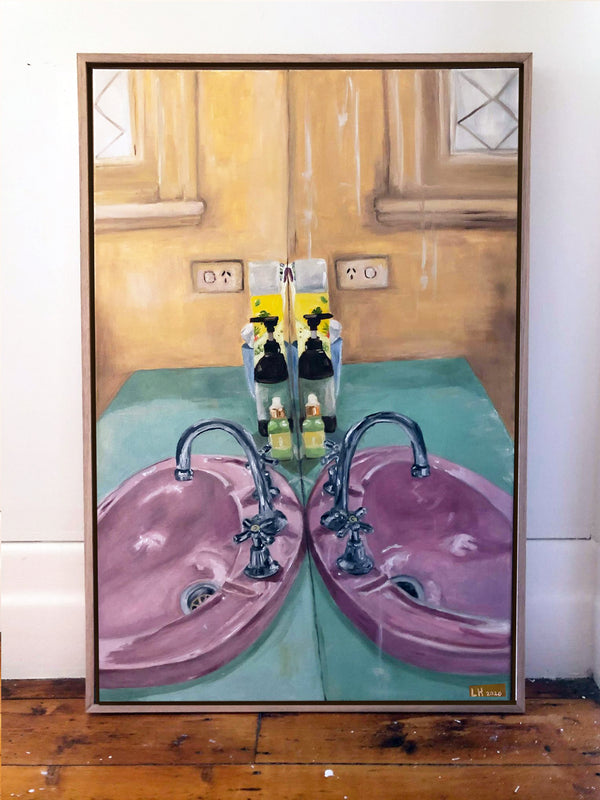 bathroom mirror